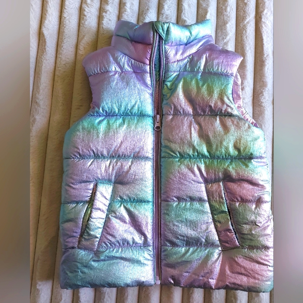 Joe Fresh Iridescent Kids Puffer Vest